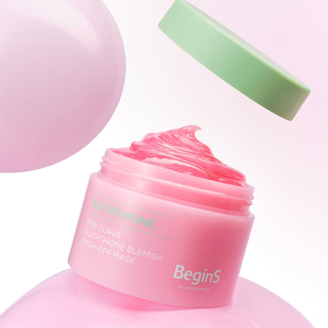 BeginS by JUNGSAEMMOOL Pink Guava Glutathione Blemish Wash-Off Mask
