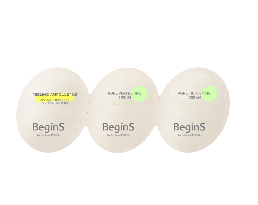 » [GWP] BeginS by JUNGSAEMMOOL Pore Care Sachet Set (1ml*3) (100% off)