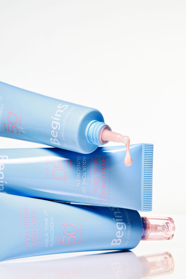 BeginS by JUNGSAEMMOOL Blue Chamomile Hyaluronic Acid Aqua Tone Up Sunscreen