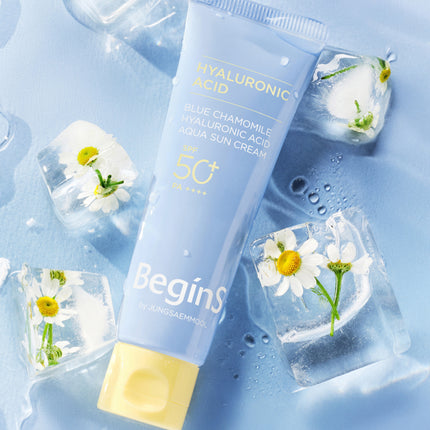 BeginS by JUNGSAEMMOOL Blue Chamomile Hyaluronic Acid Sun Cream