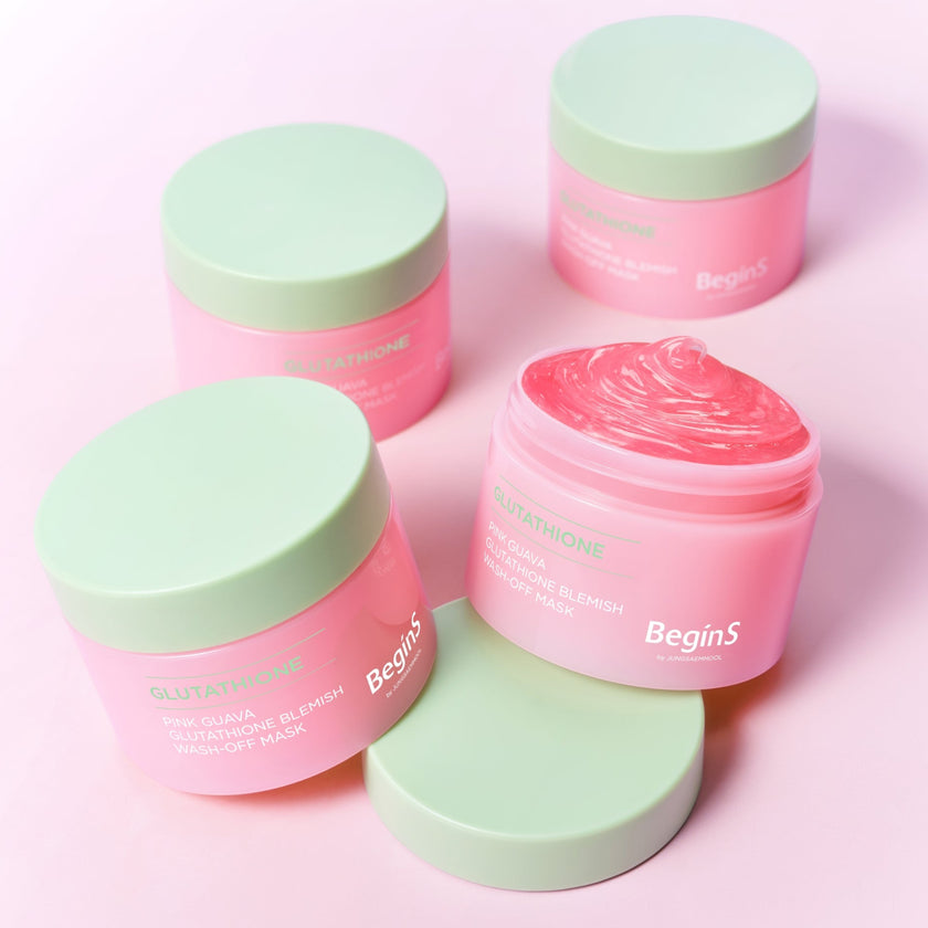 BeginS by JUNGSAEMMOOL Pink Guava Glutathione Blemish Wash-Off Mask