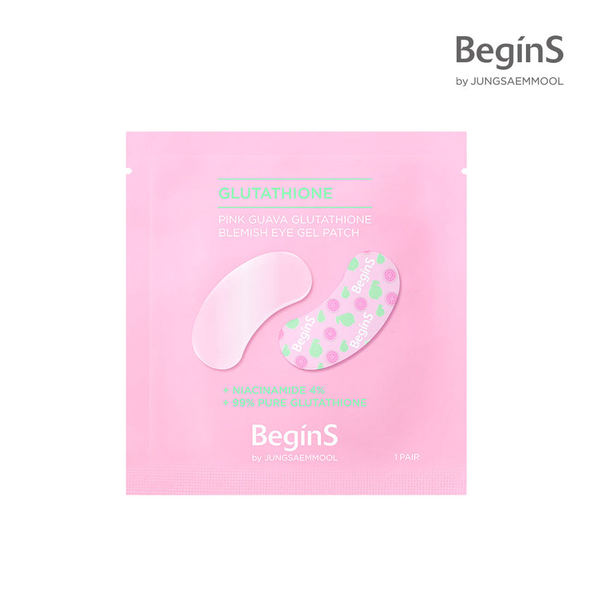 BeginS by JUNGSAEMMOOL Pink Guava Glutathione Blemish Eye Gel Patch (6 BeginS by JUNGSAEMMOOL Pink Guava Glutathione Blemish Eye Gel Patch (6