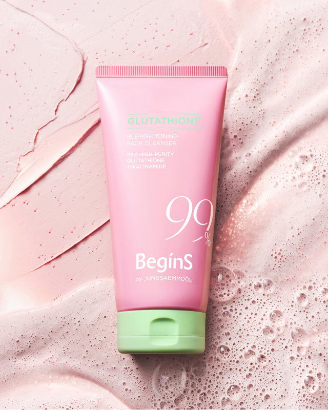 BeginS by JUNGSAEMMOOL Pink Guava Glutathione Blemish Toning Pack Cleanser