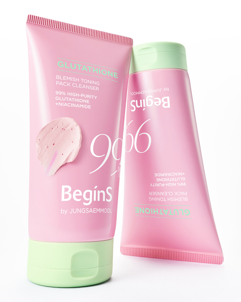 BeginS by JUNGSAEMMOOL Pink Guava Glutathione Blemish Toning Pack Cleanser