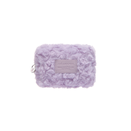 » [GWP] Festive Fur Pouch #Lavender (100% off)