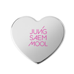 » [GWP] Mini Heart Mirror (Pink) (100% off)