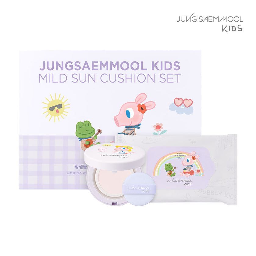 JUNGSAEMMOOL KIDS Mild Sun Cushion + Cleansing Tissue (10p) Set #GoolyGoolyEdition