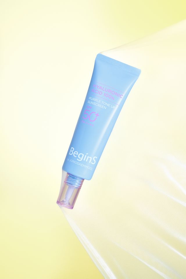 BeginS by JUNGSAEMMOOL Blue Chamomile Hyaluronic Acid Purple Tone Up Sunscreen
