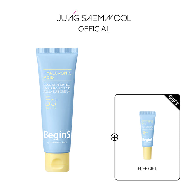 BeginS by JUNGSAEMMOOL Blue Chamomile Hyaluronic Acid Sun Cream
