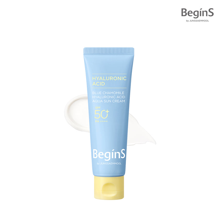 BeginS by JUNGSAEMMOOL Blue Chamomile Hyaluronic Acid Sun Cream